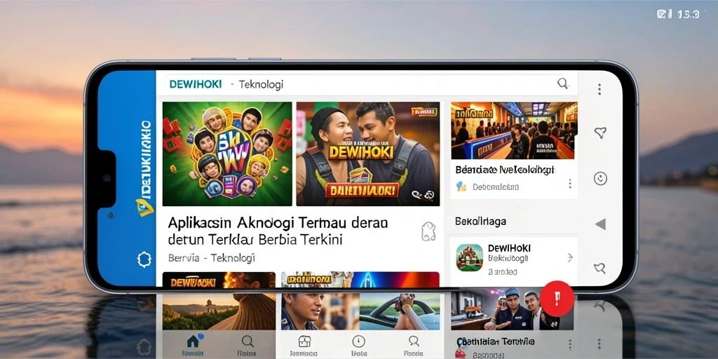 Antarmuka DEWIHOKI yang modern dan fungsional.